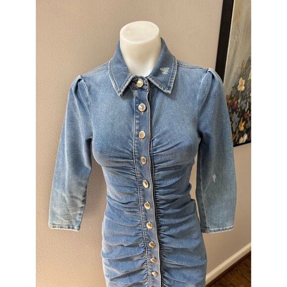 Retrofête Gigi DenimDress Size XS - Picture 6 of 8